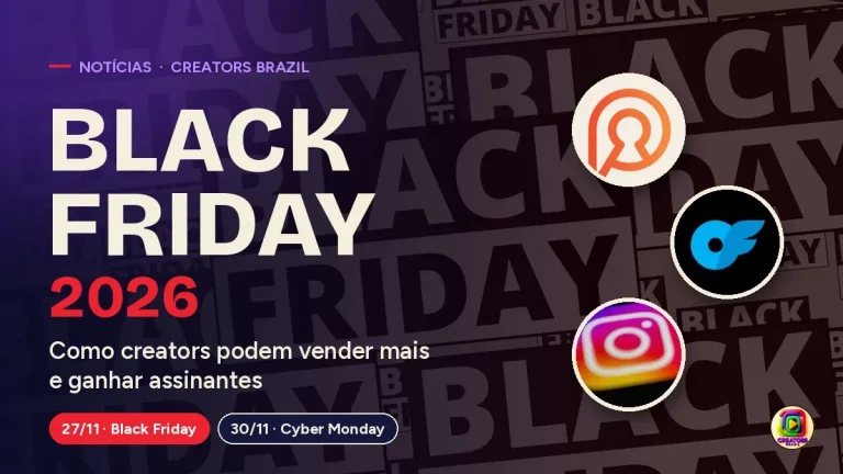 Black Friday 2026 para creators