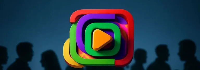 Logo da Creators Brazil diante de silhuetas de pessoas